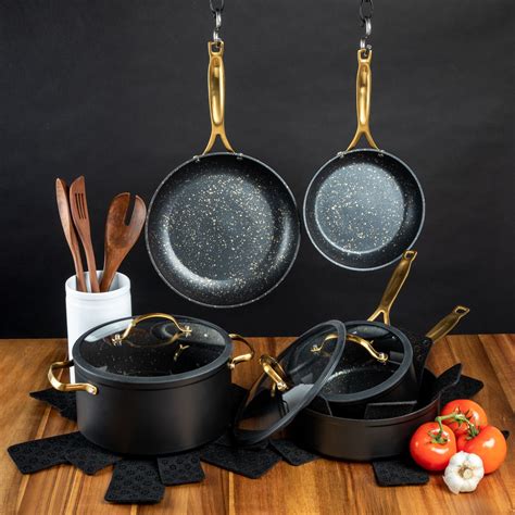 Thyme & Table 8" Nonstick Frying Pan, Gold, Cookware 100 4. . Thyme and table pots and pans